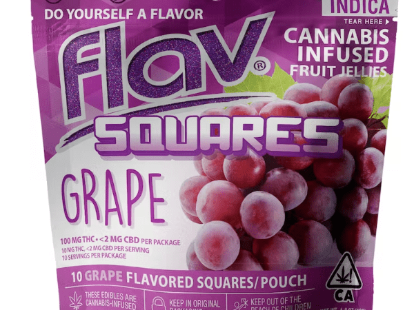 Grape Square Flav Edibles