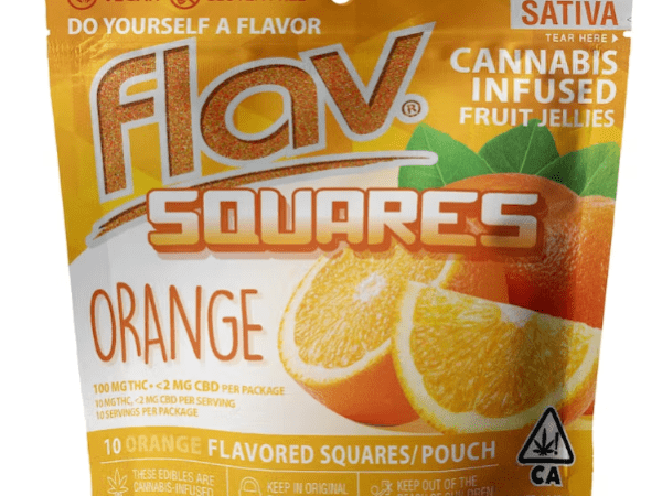 Orange Square Flav Edibles