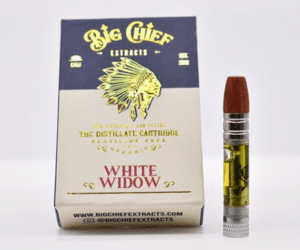 Chief Carts White Widow THC Vape Cartridge