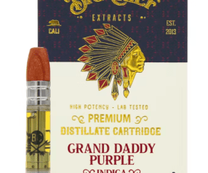 Chief Carts GrandDaddy Purple THC Vape Cartridge