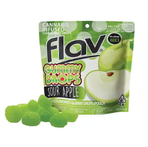 Sour Apple Gummy Drop Flav Edibles