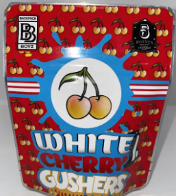 White cherry Gushers Backpack BoyzBuy White Cherry Gushers (indica) BACKPACKBOYS Weed 3.5G