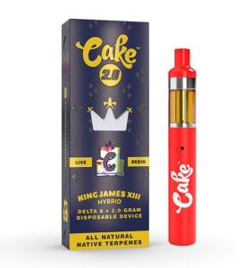 King James XIII Cake Delta 8 Live Resin Disposable